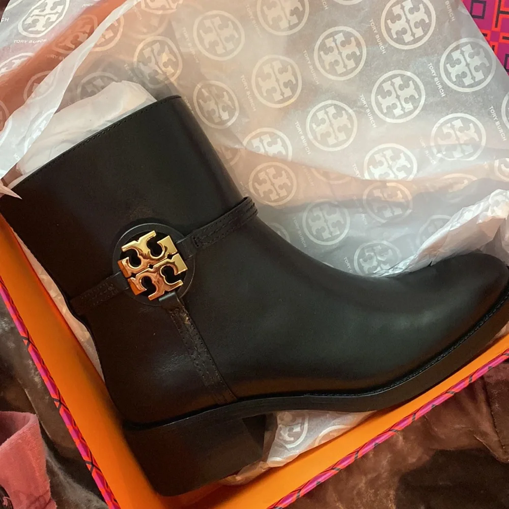 Tory Burch Leather Booties - Picture 3 of 8